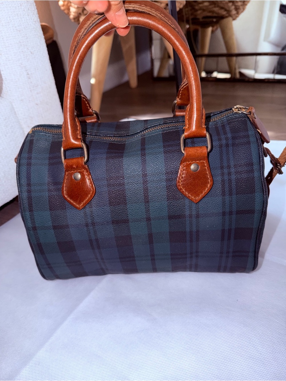Ralph Lauren Tartan Boston purse - Picture 5 of 15